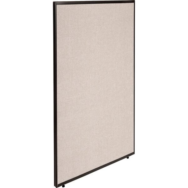 Office Partition Panel, 48-1/4W x 72H, Tan, Global Industrial, Mfr#: 238638TN